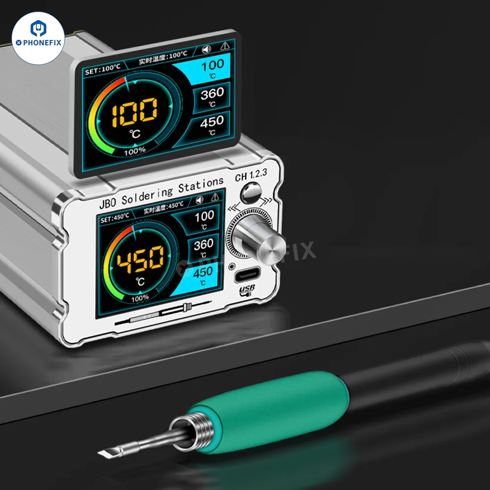 ZH-C210 Pro Precision Soldering Station With C210 Iron Tips - Image 2