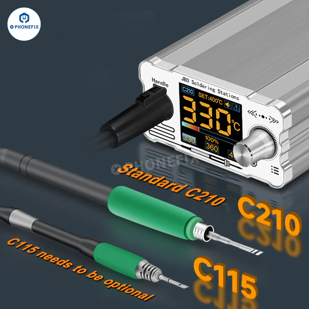 ZH-C210 Pro Precision Soldering Station With C210 Iron Tips - Image 3