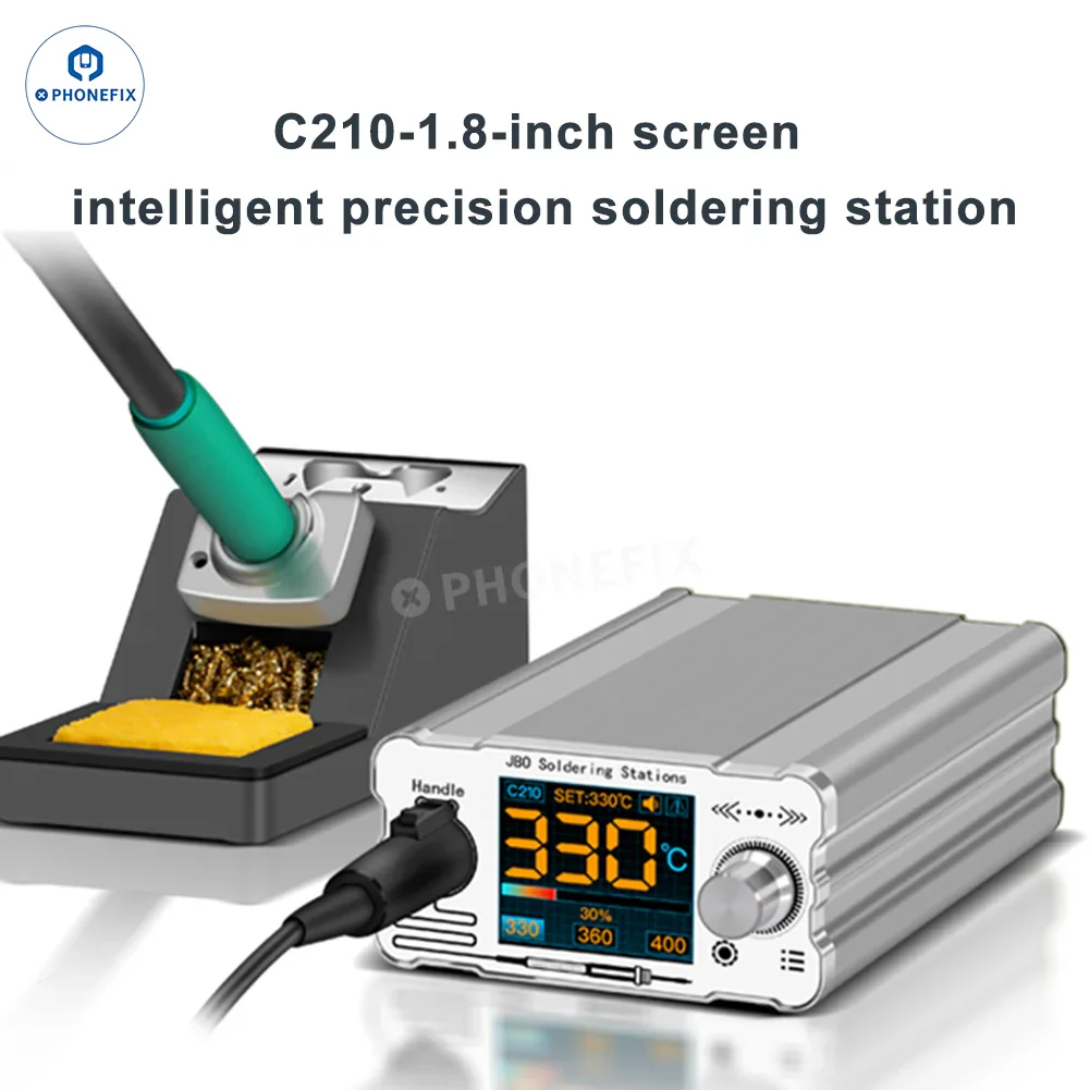 ZH-C210 Pro Precision Soldering Station With C210 Iron Tips - Image 4