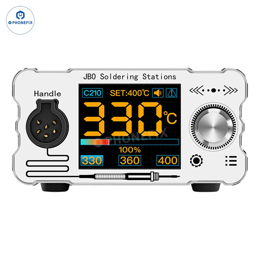 ZH-C210 Pro Precision Soldering Station With C210 Iron Tips - Image 8