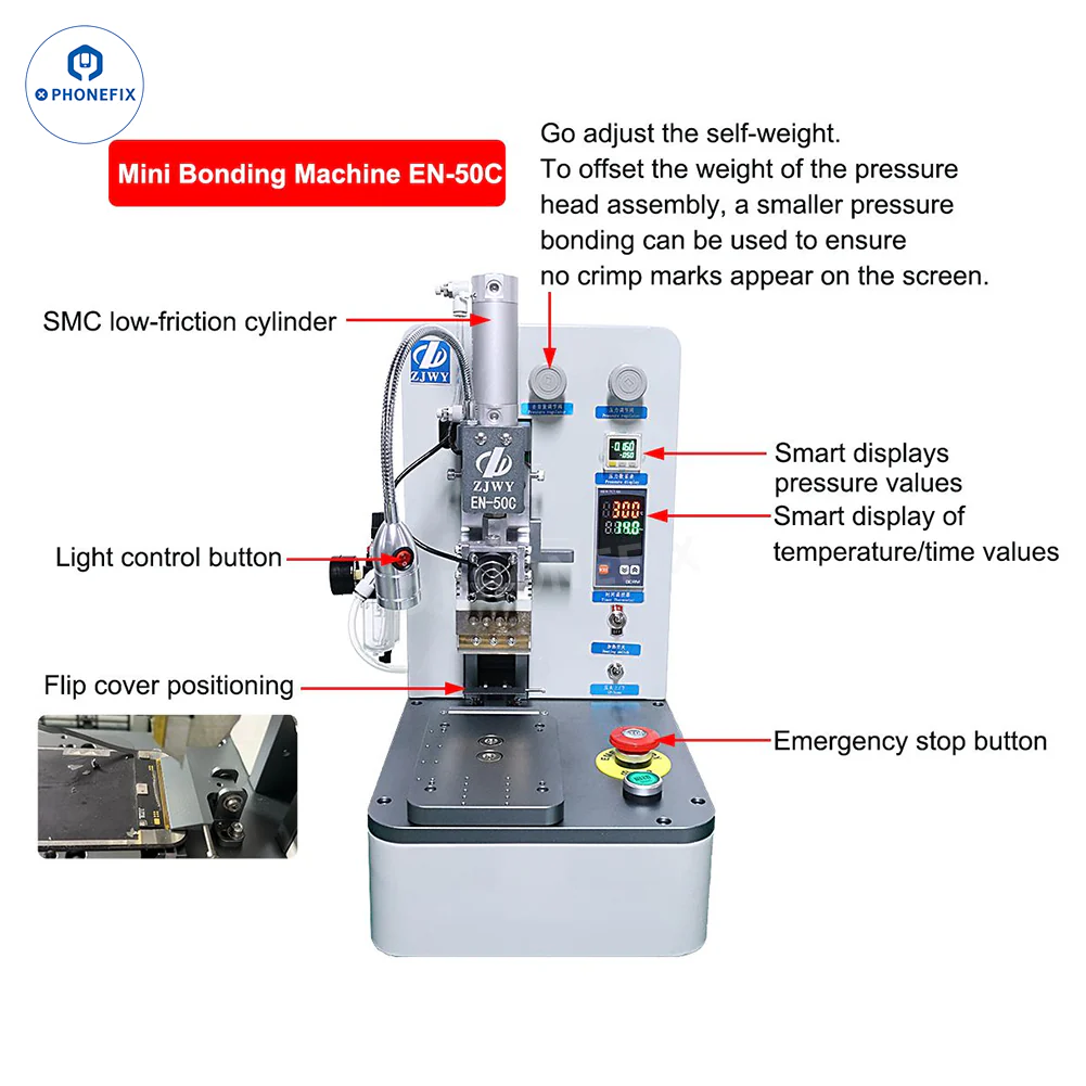 ZJWY EN-50B EN-50C Mini Bonding Machine for Phone Screen Repair - Image 2