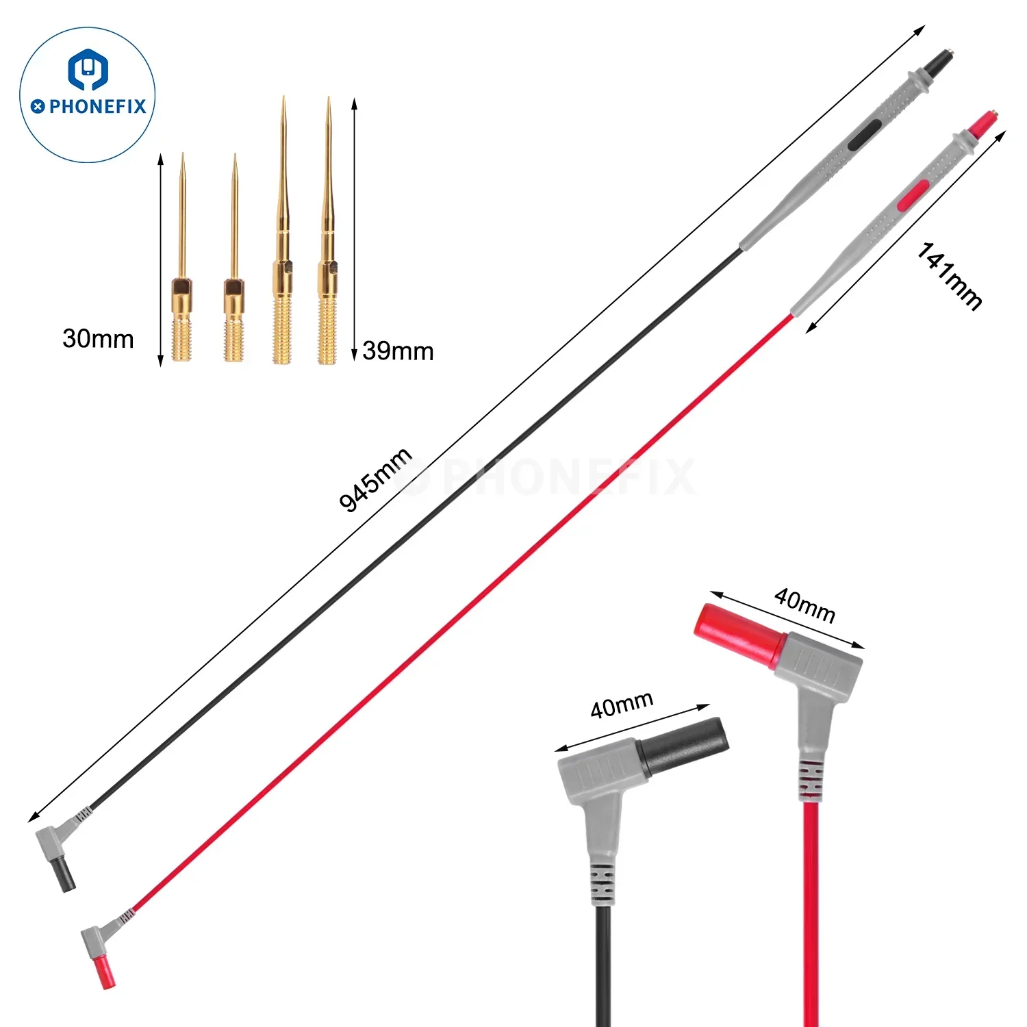 ZK-050 Super Fine Tip Test Leads Pen For Digital Multimeter - Image 11
