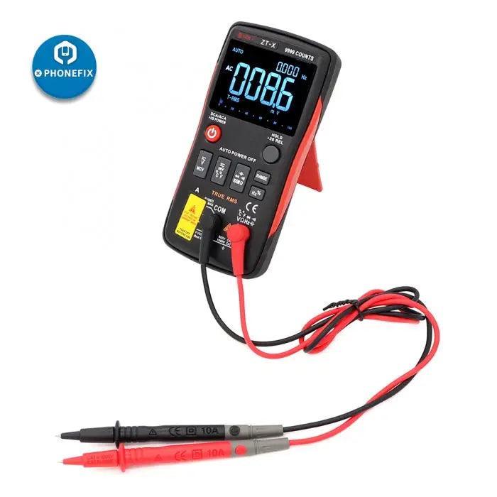 ZT-X Multimeter True RMS LCD Digital DC AC Ohm Ammeter - Image 5